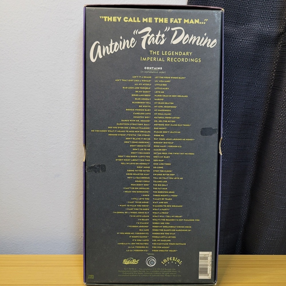Antoine Fats Domino The Legendary Imperial Recordings 4 CD Box Set 1991 - Picture 2 of 6